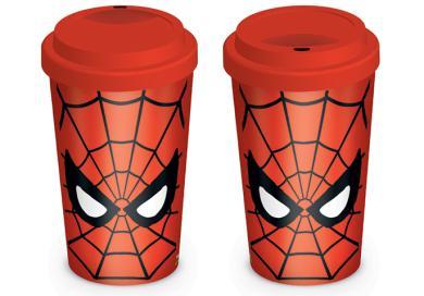 MARVEL SPIDERMAN EYES TRAVEL MUG