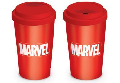 MARVEL LOGO TRAVEL MUG