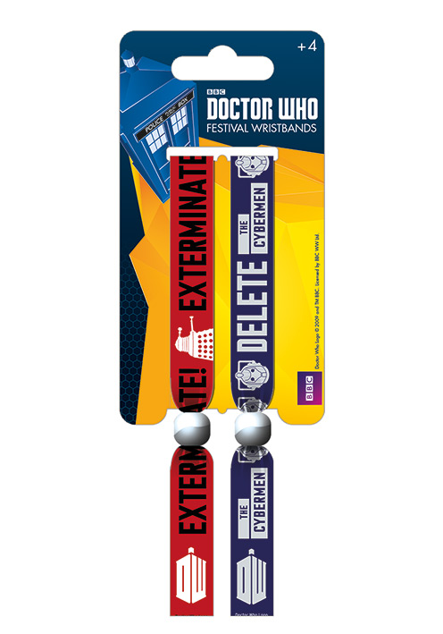 DOCTOR WHO WRISTBAND - MONSTERS