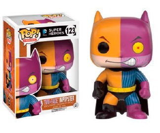 BATMAN AS VILLAINS TWO-FACE POP