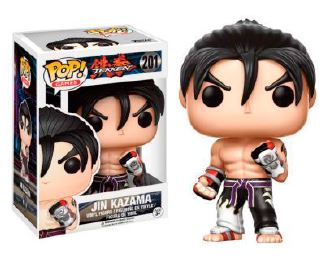TEKKEN JIN KAZAMA BLACK WHITE POP