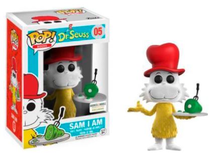 DR SEUSS SAM I AM FLOCKED POP