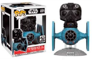 STAR WARS TIE FIGHTER WITH TIE PILOT POP