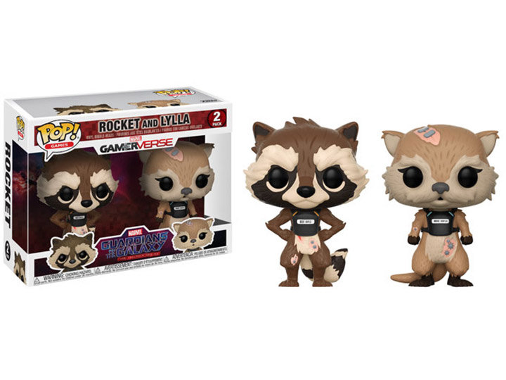 GUARDIAN OF THE GALAXY TT ROCKET AND LYLLA 2PK POP