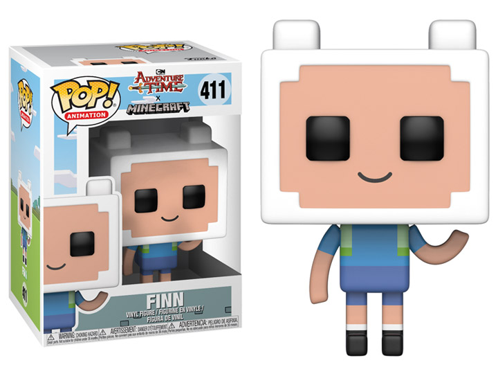 ADVENTURE TIME/MINECRAFT FINN POP