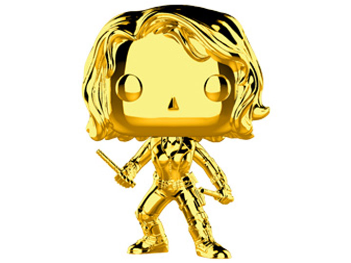 MARVEL BLACK WIDOW CHROME POP