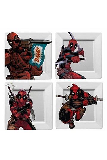 DEADPOOL BANG PLATES PACK (4)