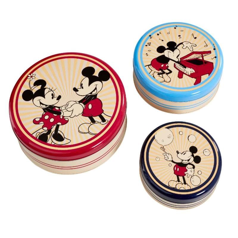 DISNEY RETRO KIT. STORAGE ROUND SET