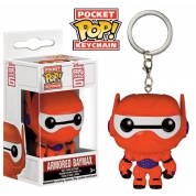 BIG HERO 6 ARMORED BAYMAX KEYCHAINS