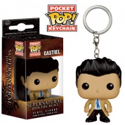 SUPERNATURAL CASTIEL KEYCHAINS