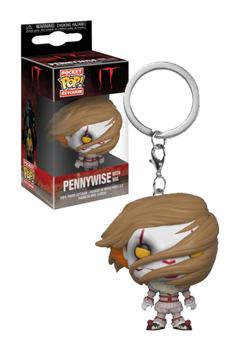 IT S2 PENNYWISE W/WIG KEYCHAIN POP