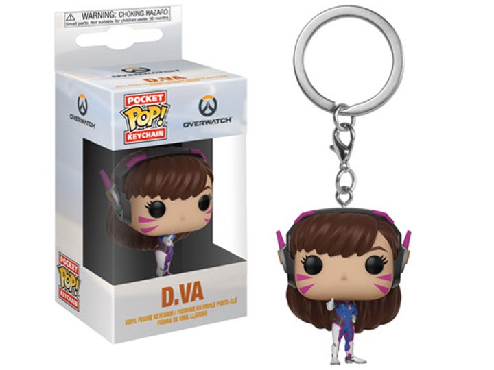 OVERWATCH D.VA KEYCHAIN POP