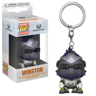 OVERWATCH WINSTON KEYCHAIN POP