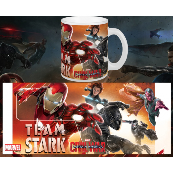 CAPTAIN AMERICA CW TEAM STARK MUG