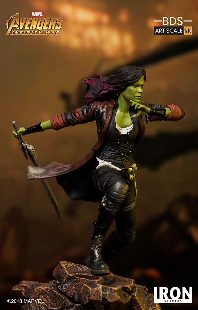 AVENGERS INFINITY WAR GAMORA 1/10 ART STATUE