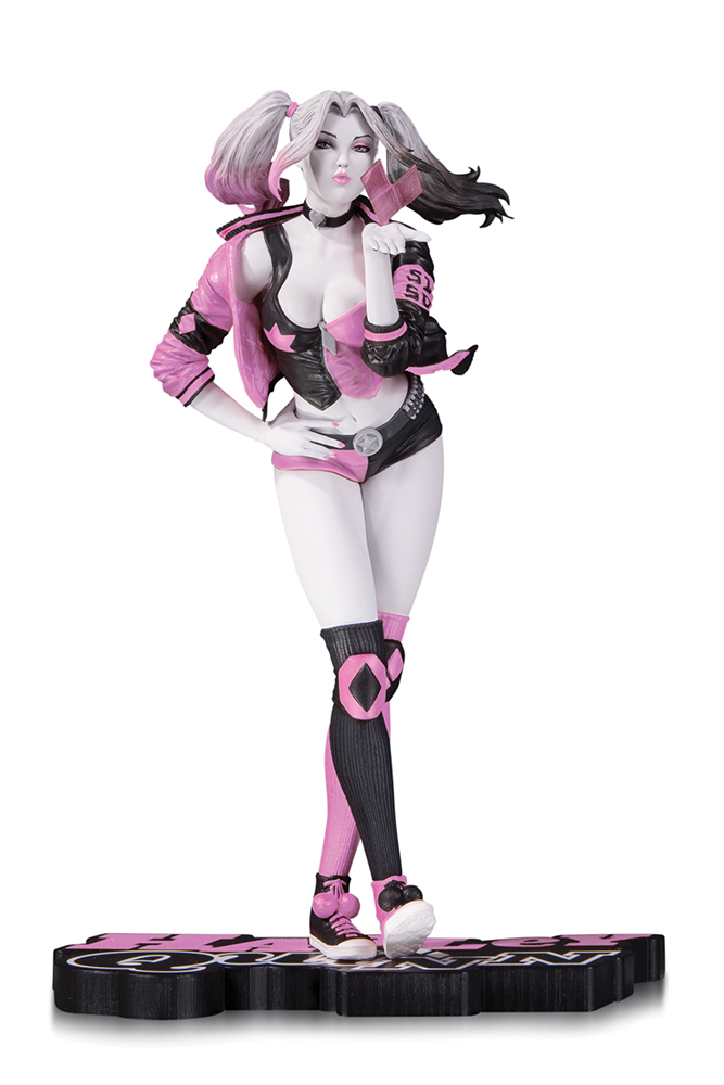 HARLEY QUINN PINK WHITE BLACK VALEN