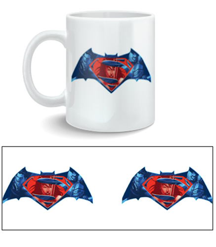BATMAN VS SUPERMAN LOGO MUG