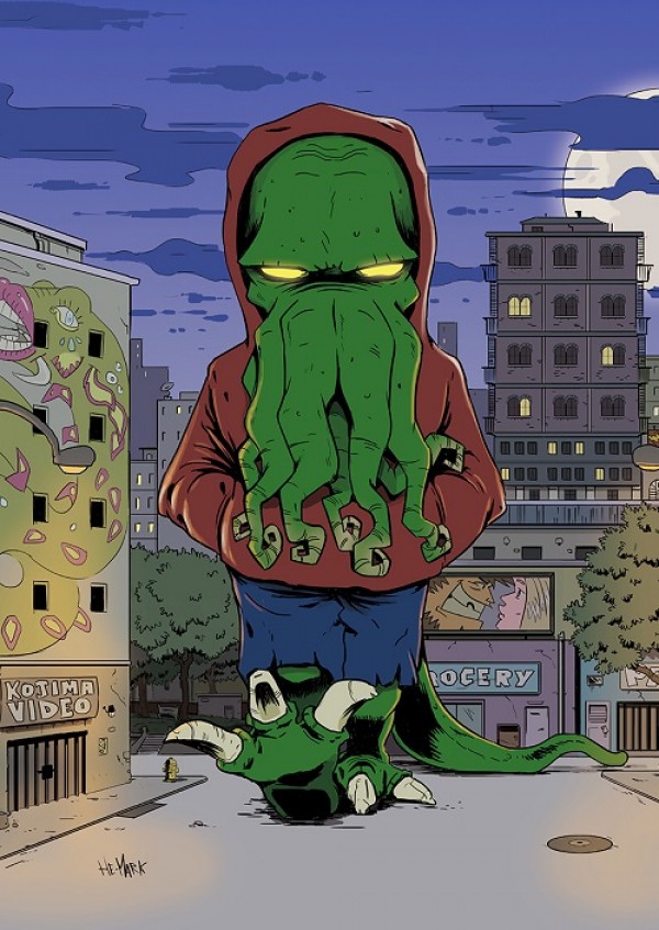 CTHULHU POSTER VERTICALE 29,7X42 CM