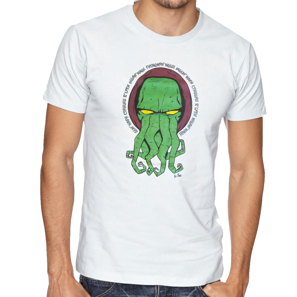 T-SHIRT CTHULHU BIANCO M