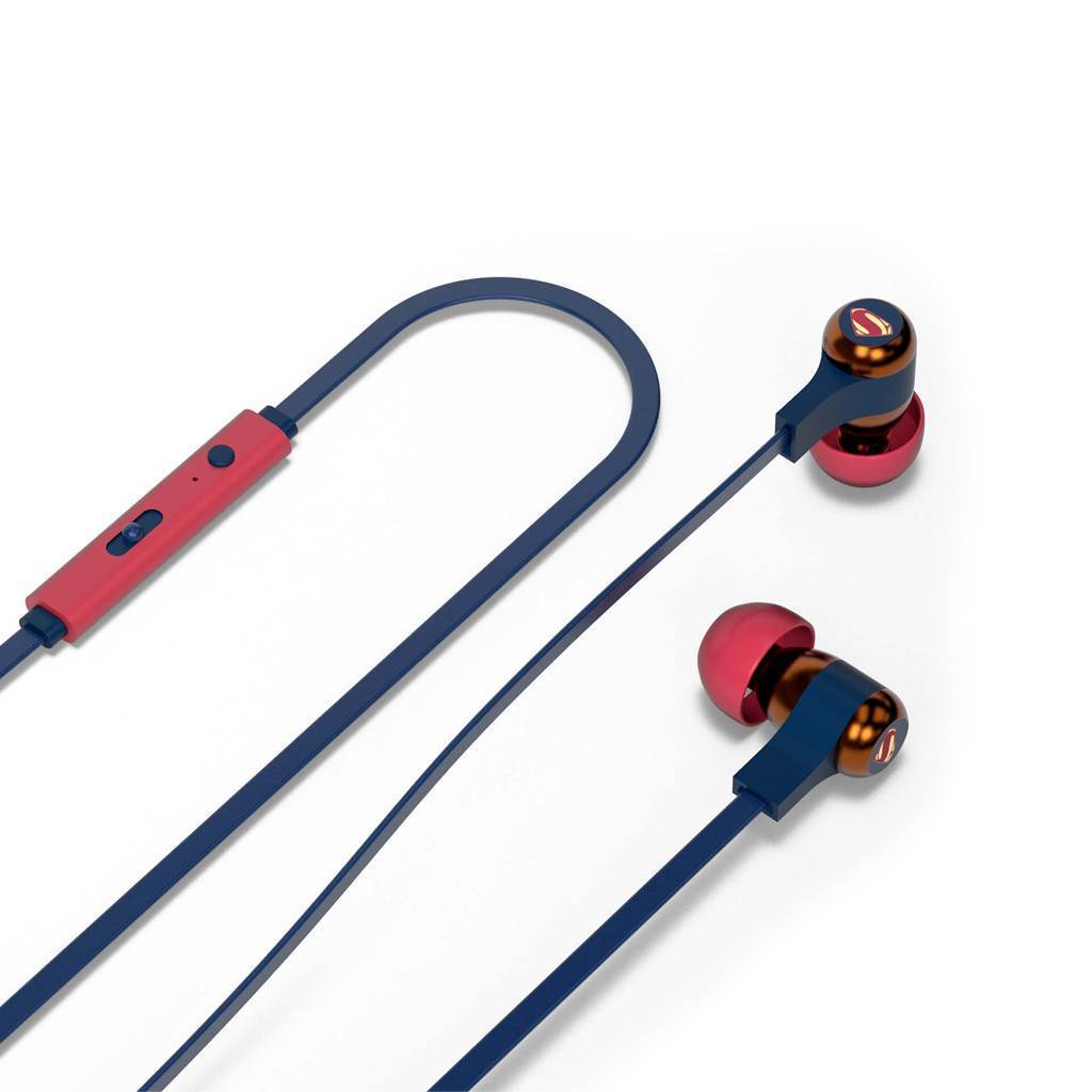 DC SUPERMAN EARPHONES W. MICROPHONE