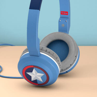 MARVEL CAP. AMERICA HEADPHONES W M