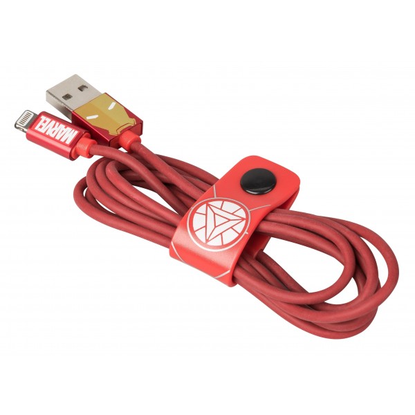 IRON MAN LIGHTNING USB CABLE(1,2 M)