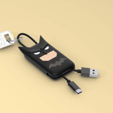 DC BATMAN MICROUSB CABLE (22 CM)