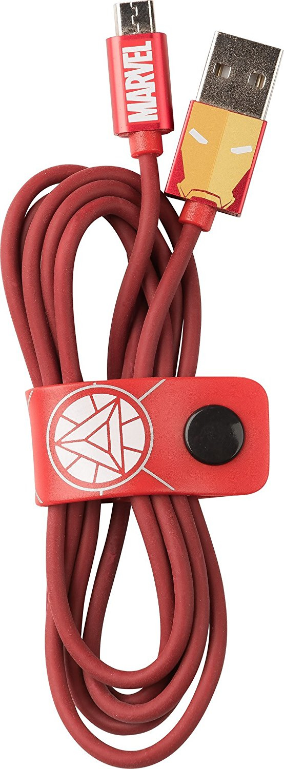 MARVEL IRON MAN MICROUSB C. (1,2 M)
